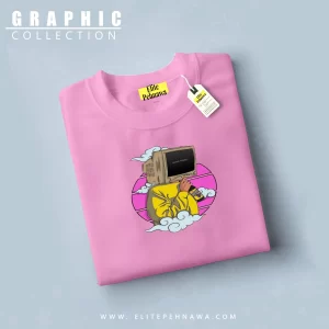 PINK PRINTED T-SHIRT PT06