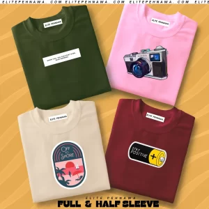 PRINTED T-SHIRT Pack of 4 Unisex 05