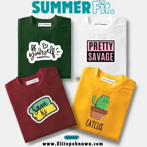 GRAPHIC T-SHIRT Pack of 4 GT- 02