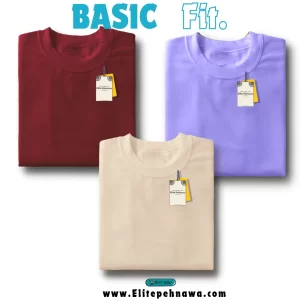 BASIC T-SHIRT Pack of 3 BT- 01