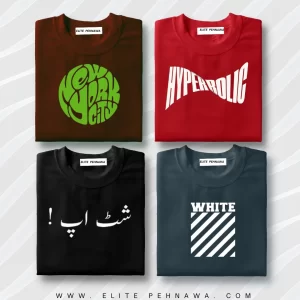 GRAPHIC T-SHIRT Pack of 4 GS - 03