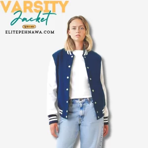 NAVY BLUE VARSITY JACKET VJ-02