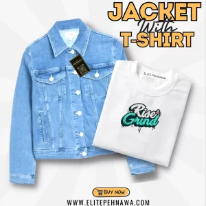 Denim Jacket With Printed T-Shirt DT-003