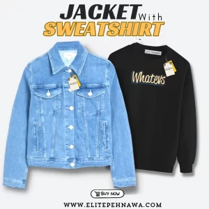 Denim Jacket With Sweatshirt DS-01