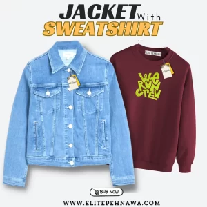 Denim Jacket With Sweatshirt DS-02
