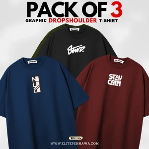 DROP SHOULDER (STWD) Pack of 3 DS03